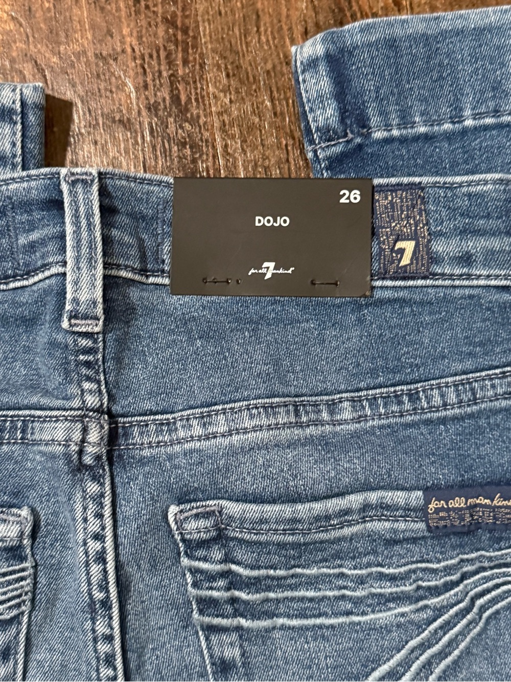7 For All Mankind Dojo Jeans - Medium Blue Wash